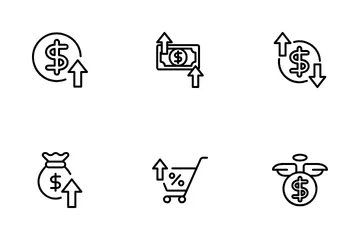 Inflação Pacote de Ícones