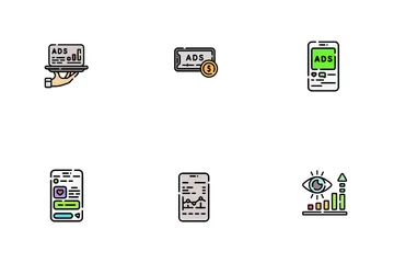Influencer Marketing Icons Icon Pack