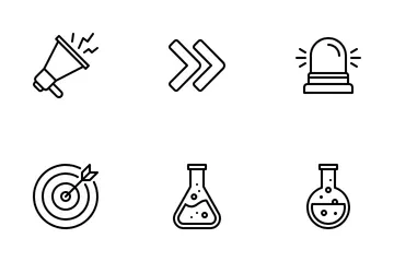 Influenciar o impacto Pacote de Ícones