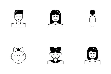 Infografía de personas Paquete de Iconos