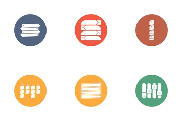 Infografik Balken- und Kreisdiagramm Band 1 Symbolpack