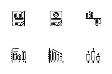 Infografik-Elemente Symbolpack