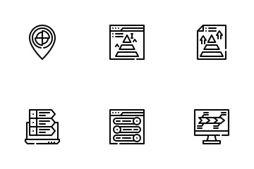 Infografik-Elemente Symbolpack