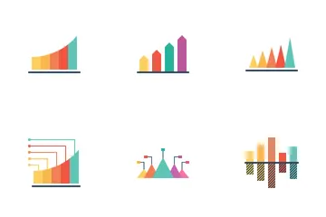 Infografik-Elemente Symbolpack