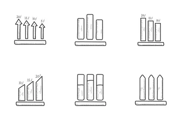 Infographic Growth Chart Vol 1 Icon Pack