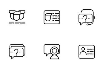 Information And Chat Us Icon Pack