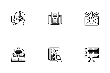 Information And Client Supporting Icon Pack