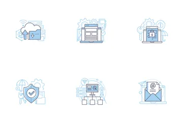 Informationstechnologie Symbolpack