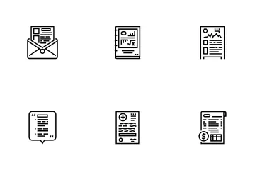 Documentación de informes Paquete de Iconos