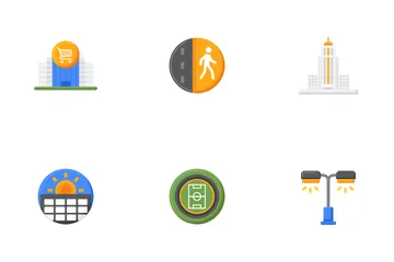Infraestructura Paquete de Iconos