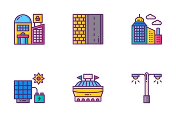 Infraestructura Paquete de Iconos