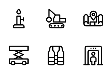 Infrastructure And Construction Icon Pack