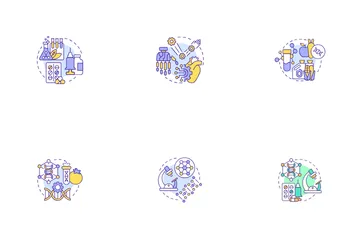 Ingeniería Biomédica Paquete de Iconos