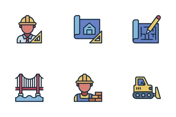 Ingeniería civil Paquete de Iconos