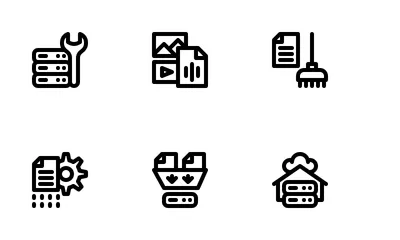 Ingeniería de datos Icon Pack