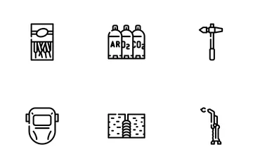 Ingeniería de soldadura Paquete de Iconos