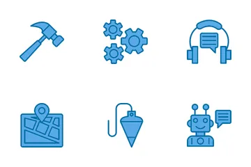 Ingeniería Robótica Paquete de Iconos