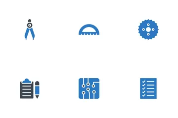 Ingeniería y Geodesia Paquete de Iconos