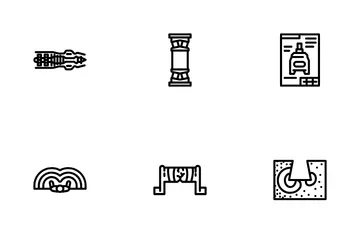Ingeniero Mecánico Industria Icon Pack
