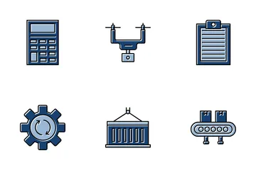 Maschinenbau Symbolpack