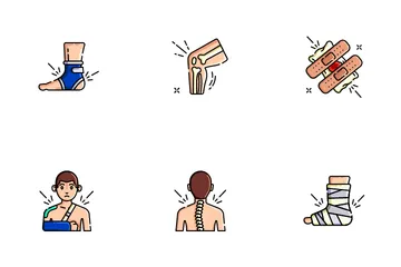 Injuries And Fractures Icon Pack