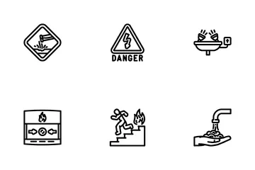 Injury Prevention Safety Icon Pack