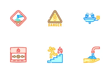 Injury Prevention Safety Icon Pack