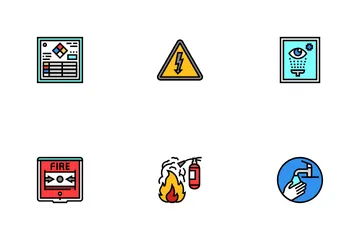 Injury Prevention Safety Icon Pack