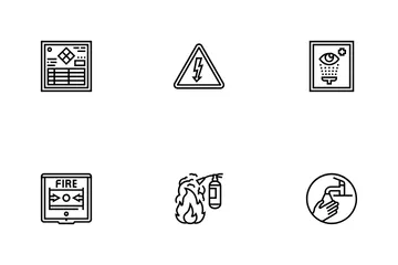 Injury Prevention Safety Icon Pack