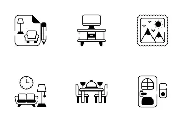 Innenarchitektur Symbolpack