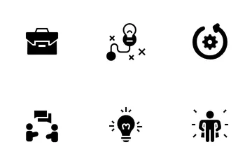 Innovación Empresarial Icon Pack