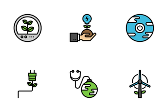 Innovation Environment Fill Outline Icon Pack