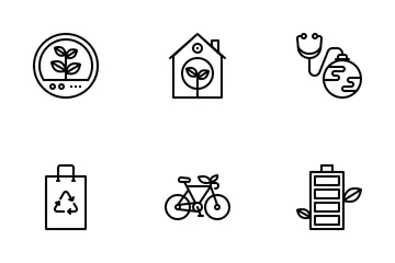 Innovation Environment Outline Icon Pack