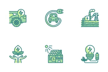 Innovative Renewable Energy Icon Pack