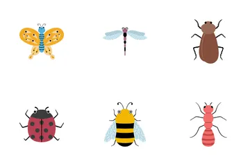 Animaux insectes Pack d'Icônes