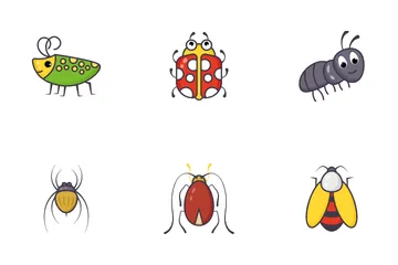 Insectes mignons Pack d'Icônes