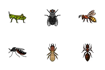 Insectos Paquete de Iconos