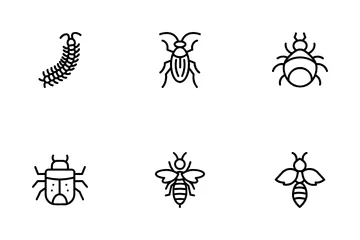 Insectos Paquete de Iconos