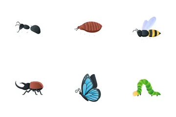 Insectos Paquete de Iconos