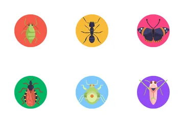 Insects And Bugs Icon Pack