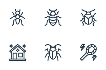 Insektenbekämpfung Symbolpack