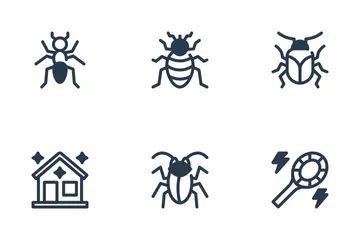 Insektenbekämpfung Symbolpack