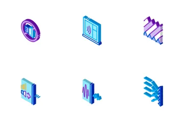 Matériau de construction d'insonorisation Pack d'Icônes