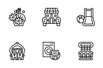 Instalaciones del hotel y servicio al huésped Paquete de Iconos