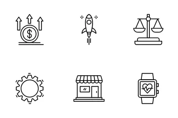 Instalaciones para negocios Paquete de Iconos