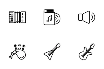 Instrument de musique Icon Pack