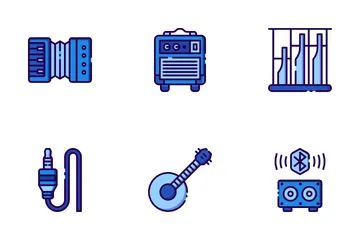 Instrument de musique et équipement Pack d'Icônes