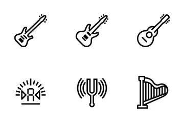 Instrumento musical Paquete de Iconos