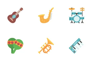 Instrumento musical Icon Pack