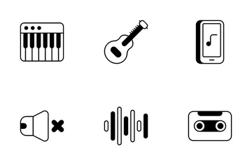 Instrumento musical Icon Pack